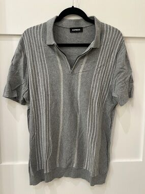 Express Quarter Zip Polo